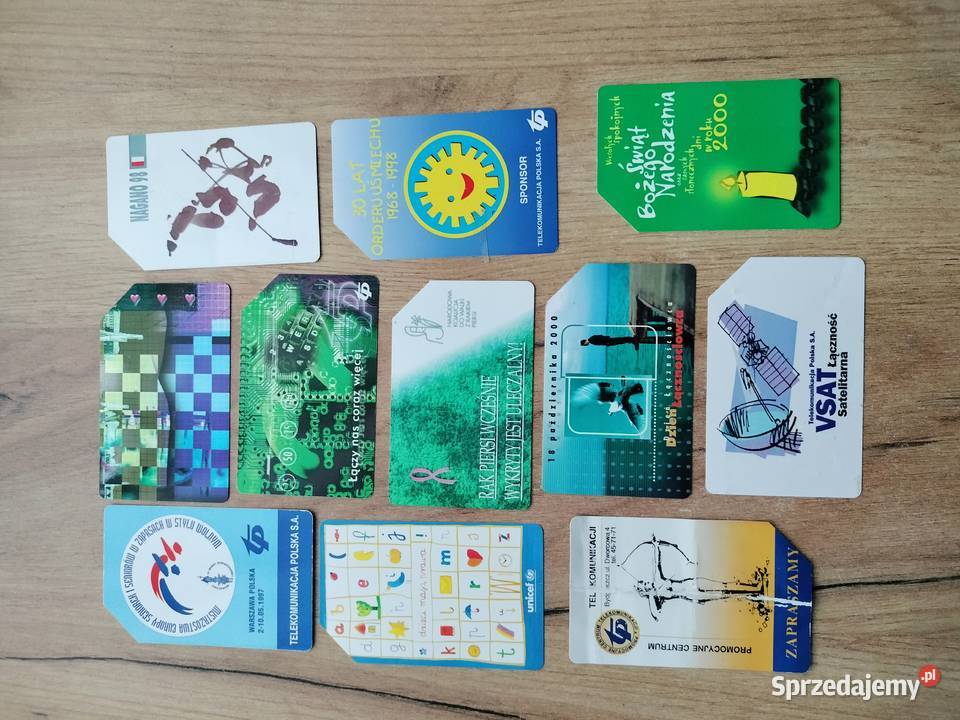 Karty telefoniczne lata 90 12 Nagano order Pocztówki i karty telefoniczne zachodniopomorskie sprzedam
