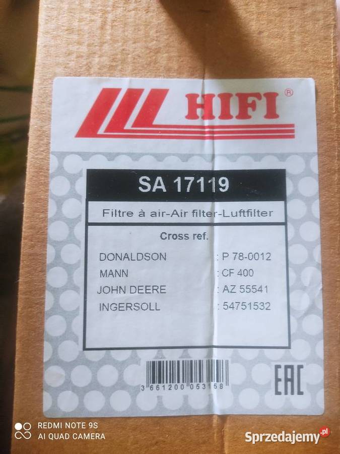 Filtr powietrza SA17119