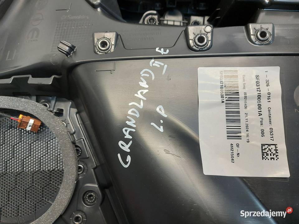 OPEL Grandland II Tapicerka drzwi przód lewa