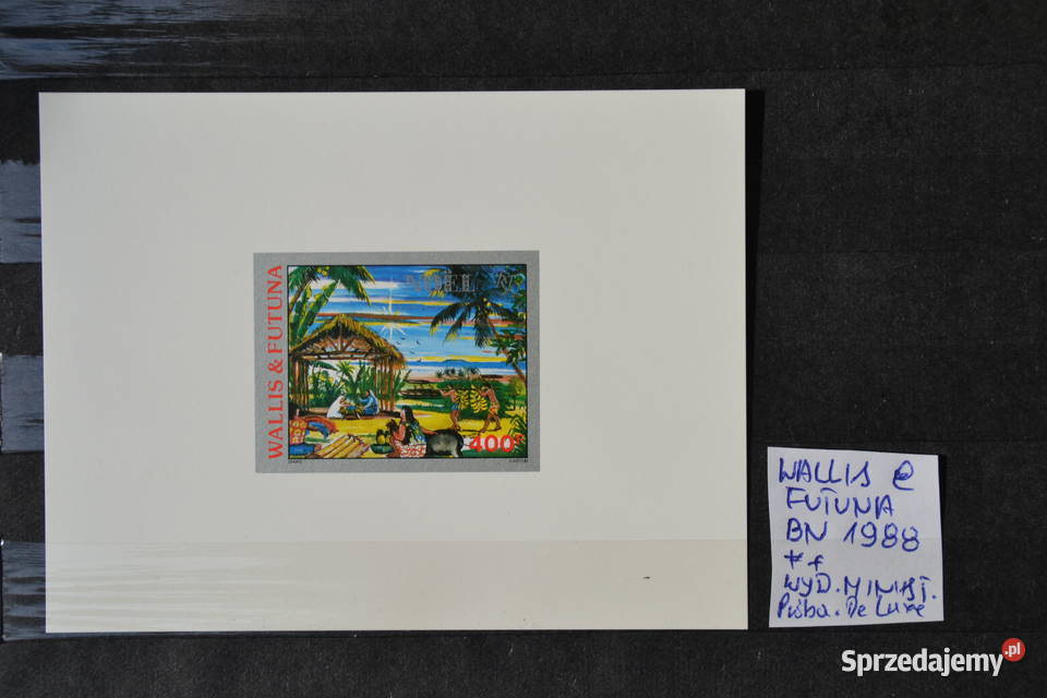 Znaczki Wallis i Futuna Boże Narodzenie Wydanie Filatelistyka Sobótka