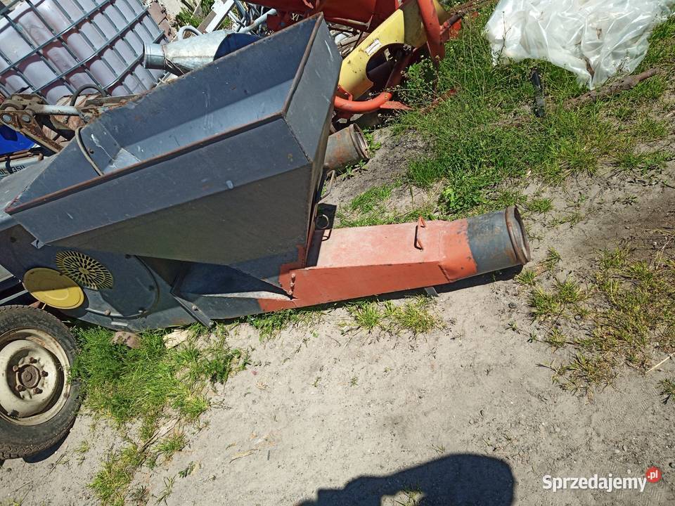Dmuchawa do zboża 15 m rur spinki 75 kW Papowo Biskupie