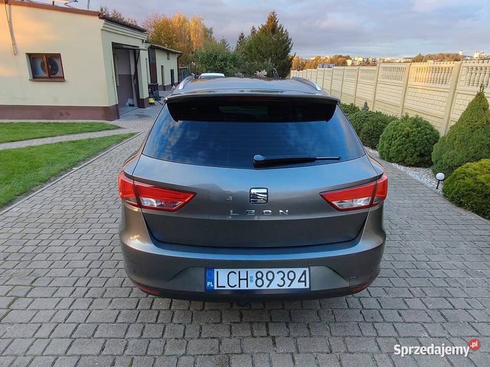 SEAT LEON 20 TDI DSG oryginalny lakier Książka automatyczna lubelskie Chełm