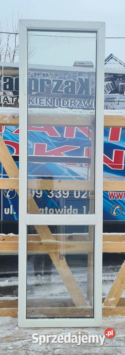 OKNO KacprzaK 65x232 FIX OKNA Używane Witryna Lublin