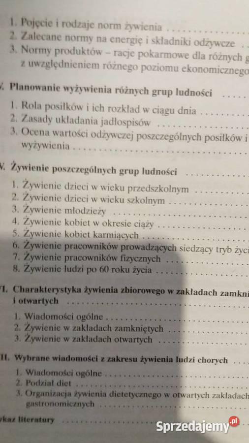 Podstawy żywienia człowieka Flis Konarzewska