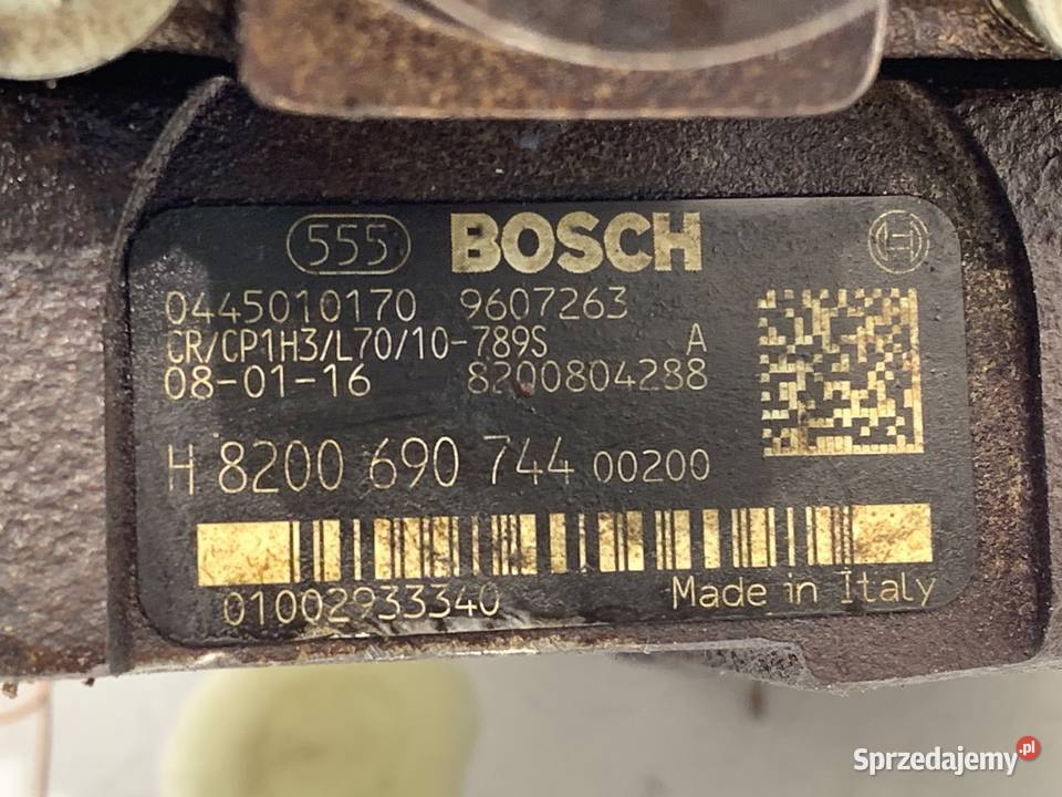 POMPA WTRYSKOWA RENAULT KOLEOS I 0445010170 20 osobowe Pompy wtryskowe sprzedam