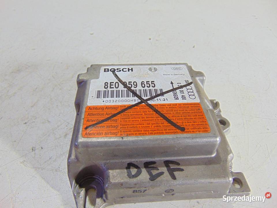 SENSOR AIR BAG AIRBAG AUDI A4 8E 8E0959655