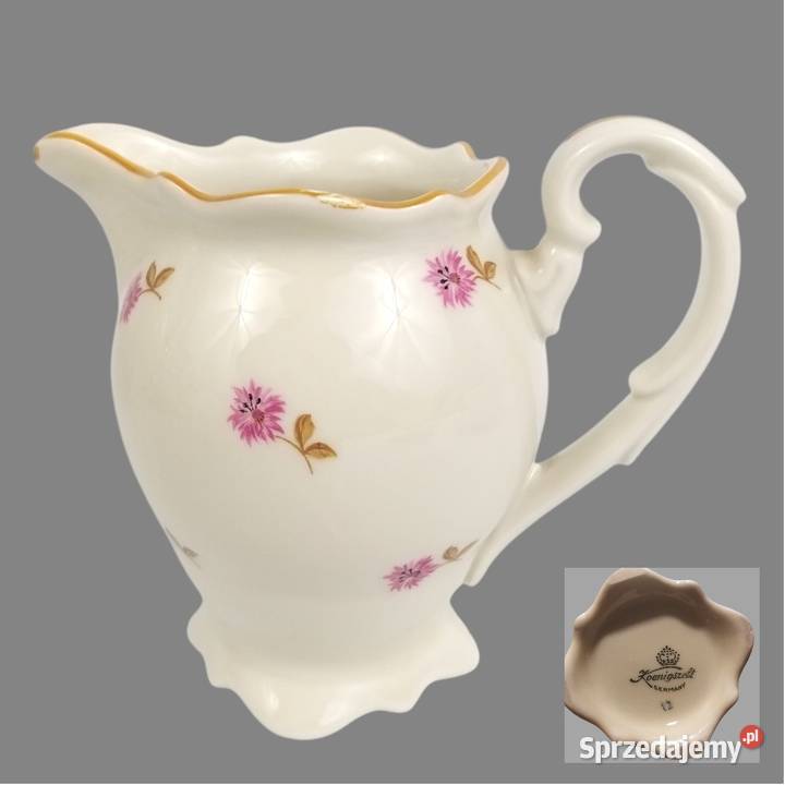 Serwis kawa Koenigszelt Jaworzyna Śląska lata Porcelana i szkło Bronisze