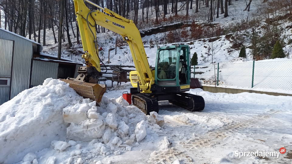 koparka gąsienicowa Yanmar VIO 80 2011r 8 ton małopolskie Nowy Sącz