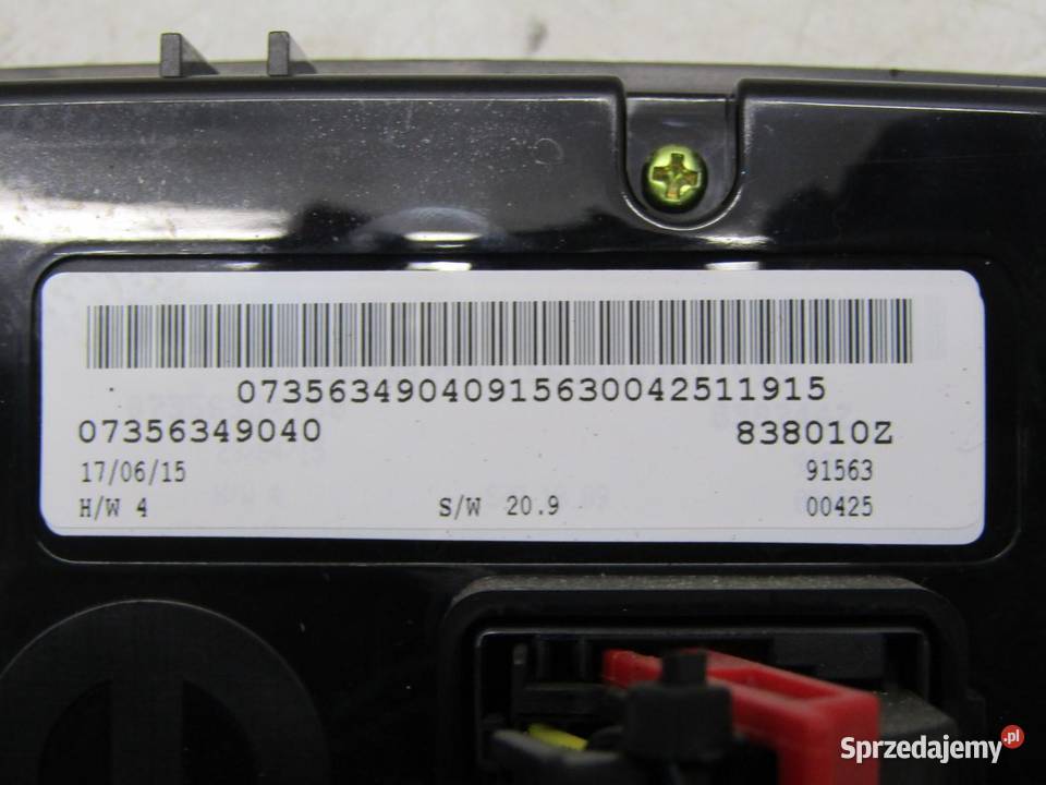 PANEL PRZEŁĄCZNIK REGULACJA NAWIEWU KLIMATYZACJI