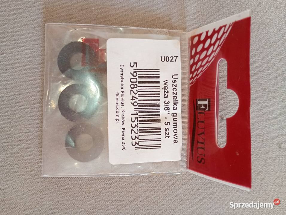 uszczelka gumowa 38 5 Fluvius czarne nowe zachodniopomorskie Szczecin