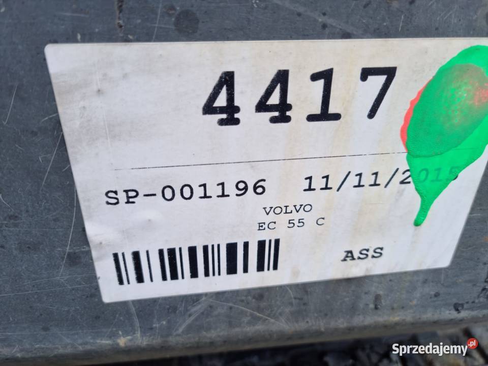 Volvo EC55 2016rParts Części Wilkowo