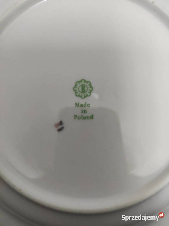 Talerz głęboki porcelana Bogucice Warpechy Stare