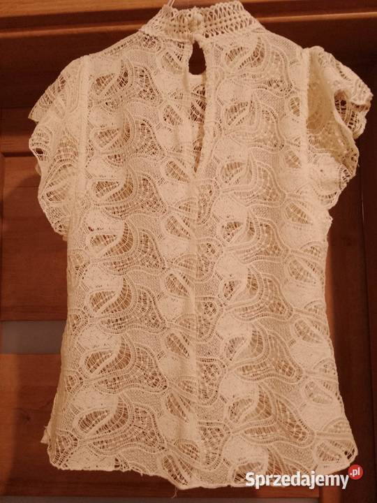 Przepiękna bluzeczka koronkowa marki Mango biały Częstochowa