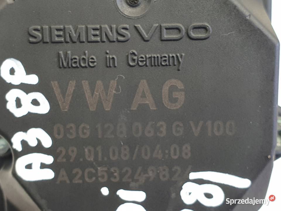 PRZEPUSTNICA VW Passat B6 20 TDI 03G128063G osobowe Chełm