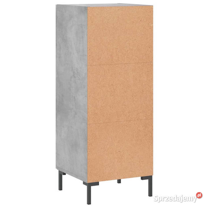Szafka szarość betonu 345x34x90 materiał Warszawa