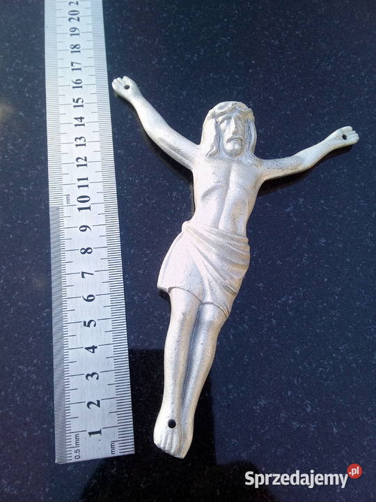 Wizerunek Jezus Chrystus satyna krzyż Strzegowo