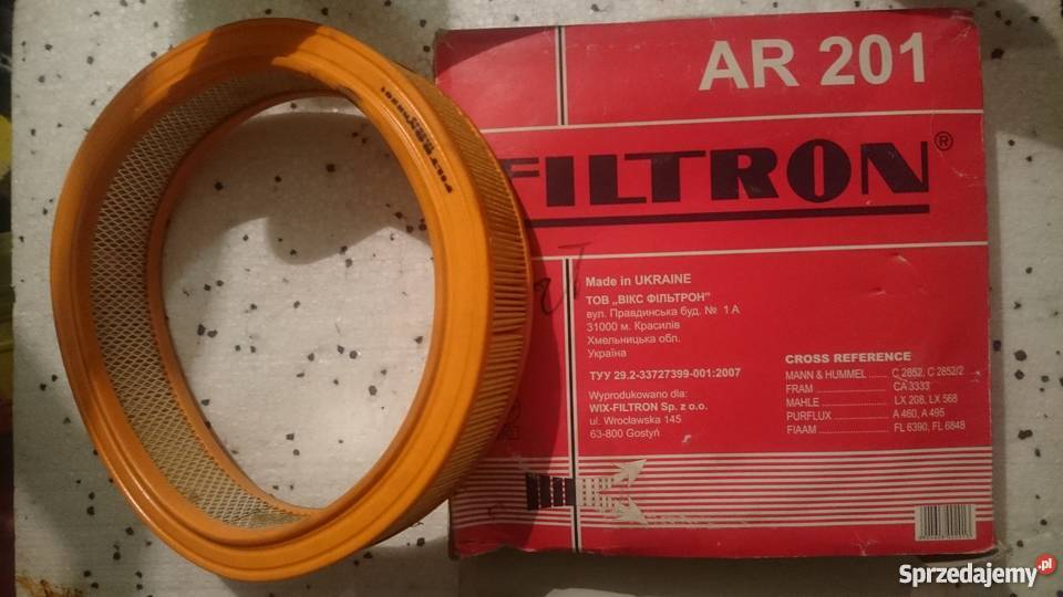 FILTR filtron powietrza AR201 AUDI VW SKODA Lubliniec