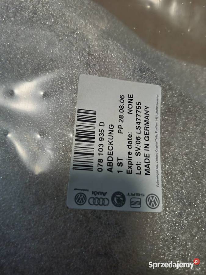 Osłona górna silnika 28 v6 AAH nowa Osłony silnika dolnośląskie sprzedam