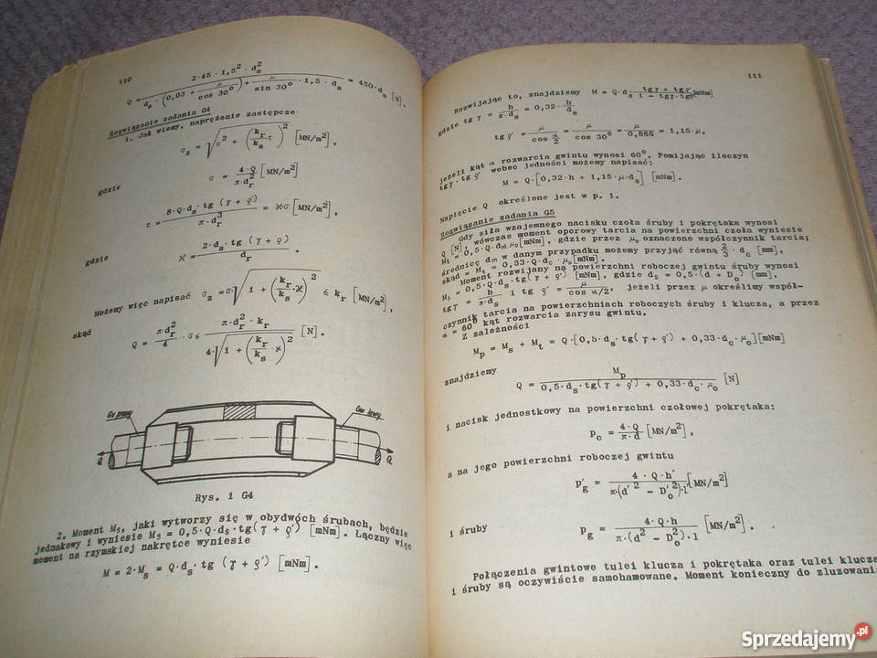 Elementy maszyn Zbiór zadań cz1 Połączenia E skrypt, zeszyt ćwiczeń, zbiór zadań, testów Ostrołęka sprzedam