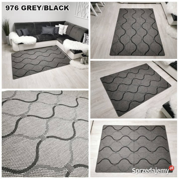 DYWAN SZNURKOWY SIZAL 120X170 976 GREYBLACK Dom i Ogród Warszawa sprzedam