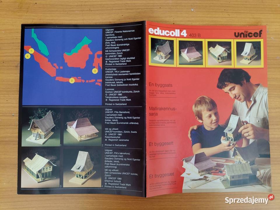 Domki kartonowe do sklejania educoll 4 i educoll