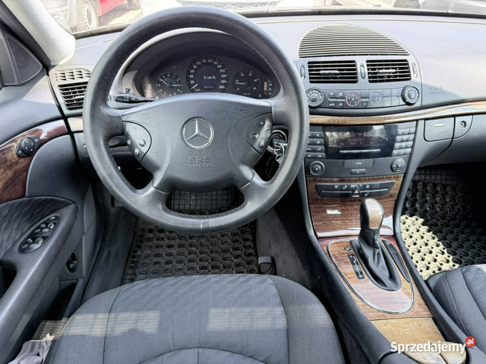 Mercedes E 220 22 CDI 150 2002r klimatyzacja tempomat Mercedes-Benz dolnośląskie Wrocław