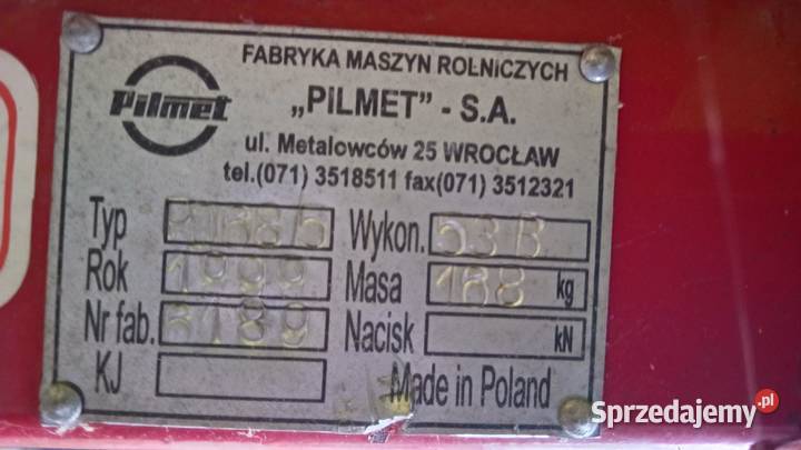 Opryskiwacz rolniczy Pilmet 310N 300 L lanca 10 nieuszkodzony Lublin