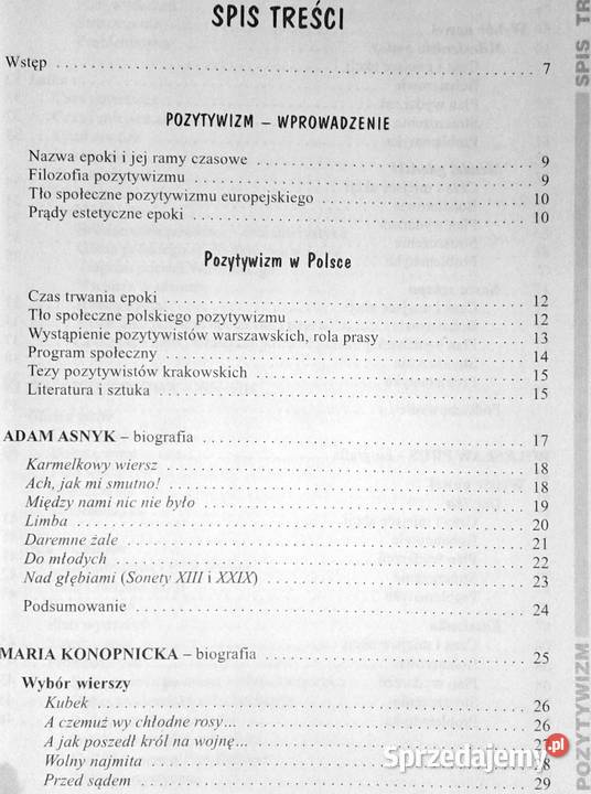 Opracowania lektury i wiersze 4 Pozytywizm lubelskie Chełm