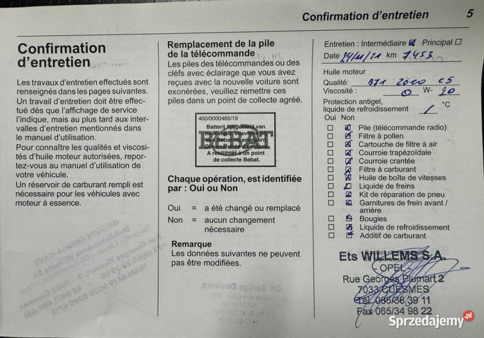 Opel Crossland X Pisemna Gwarancja 12 miesięcy Konin
