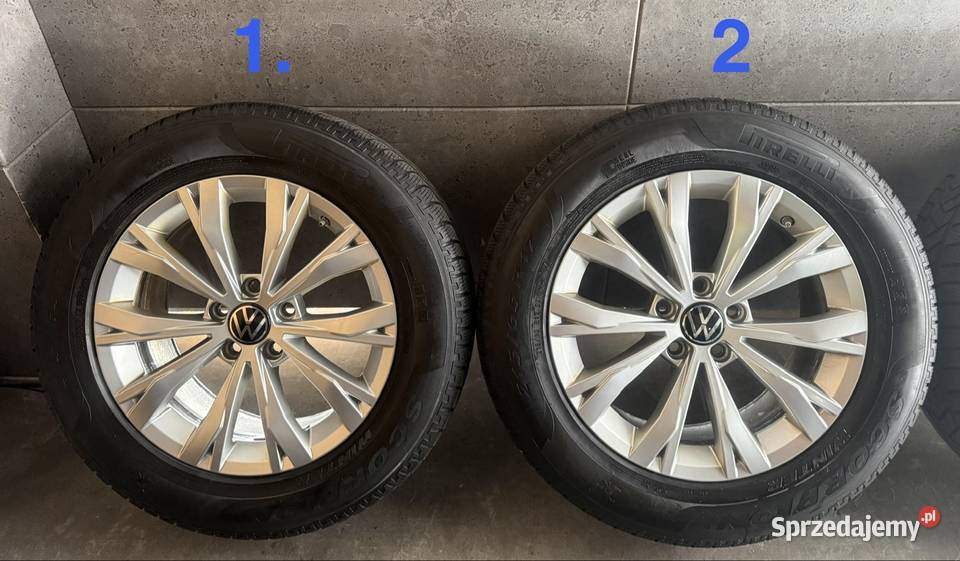 17 VW Tiguan OEM oryginał felgi koła komplet Lubasz sprzedam