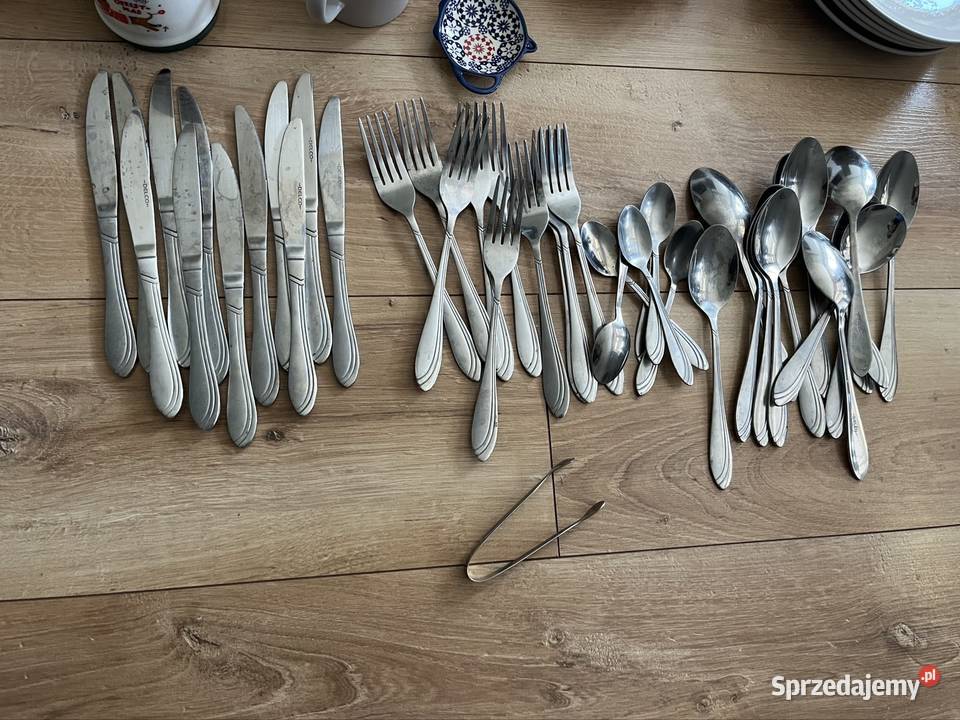 Sprzedam używane sztućcekubkitalerze Trzebnica sprzedam
