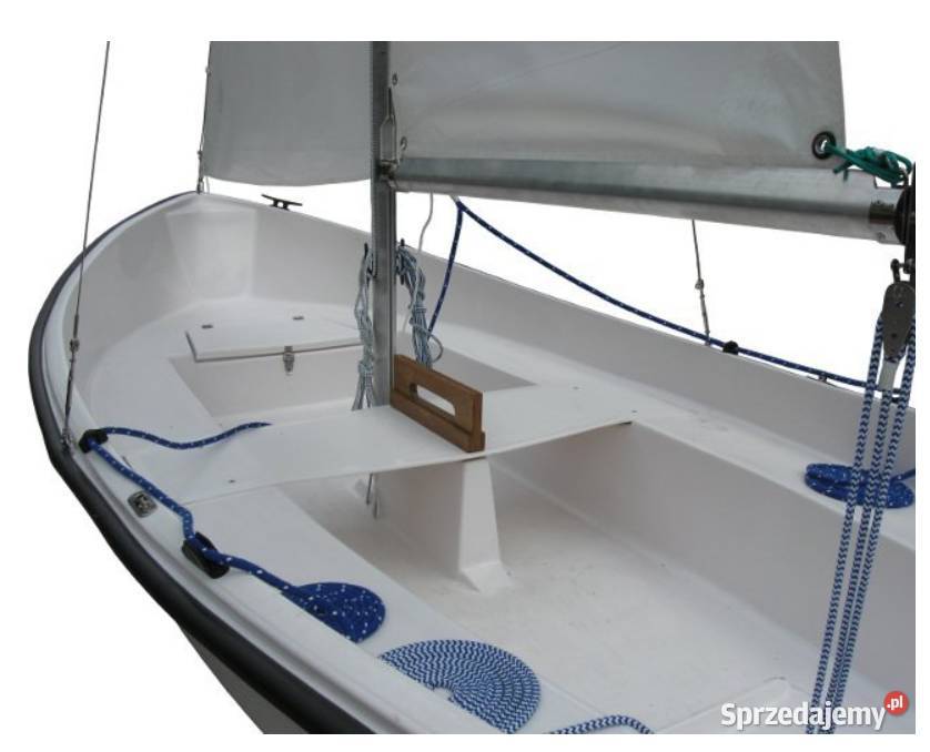 Żaglówka wiosłowa motorowa łódź Elizówka