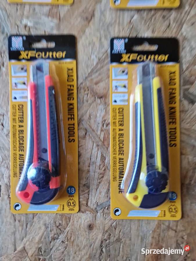 Nożyk do tapet 18mm plastikowa rękojeść Głogowa