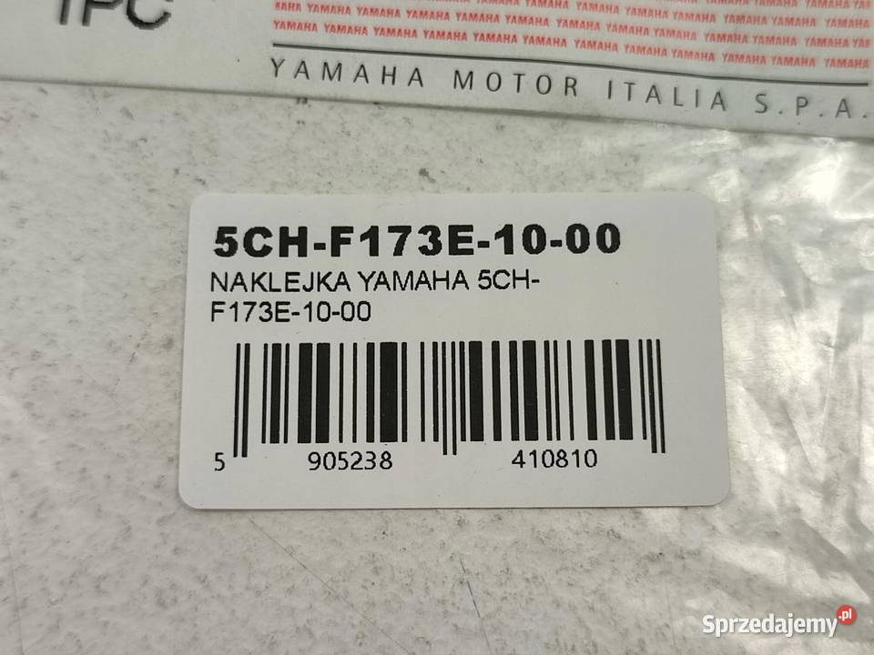 NAKLEJKA NA LEWY ZADUPEK YAMAHA TT R 600 1998