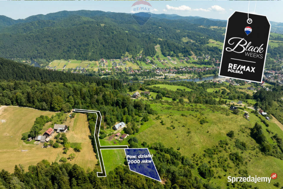 Działka budowlana Krościenko Dunajcem małopolskie Krościenko nad Dunajcem