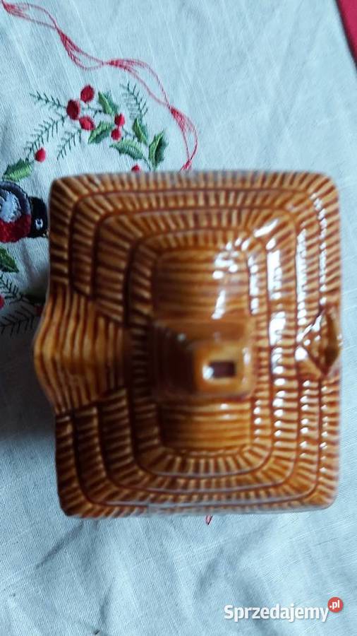 Ceramiczny pojemnik na miód domek prezent Zgierz