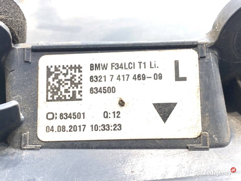 LAMPA LEWY TYŁ BMW F34 7417469 Hatchback ŚWIATŁO