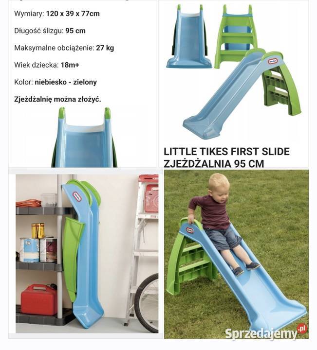 Zjeżdżalnia Little Tikes długość ślizgu 95 Lublin