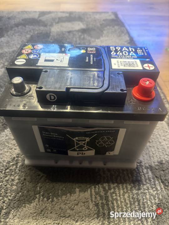 Akumulator VW 59AH 640A 000915089AB NOWY osobowe Stargard