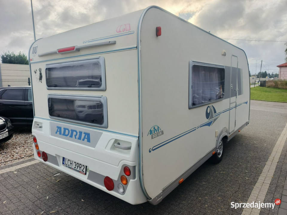 przyczepy kempingowe Adria Adora Piętrowe łóżko lubelskie Chełm sprzedam