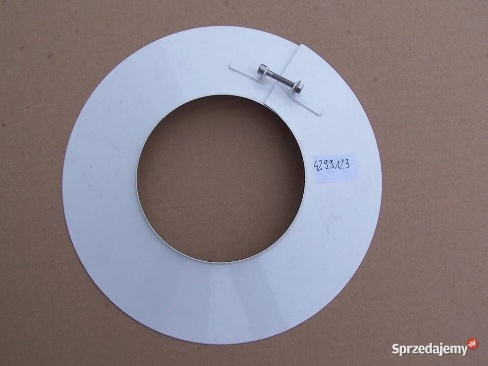 osłona rury 80125mm biała Kanały, kształtki, przewody sprzedam