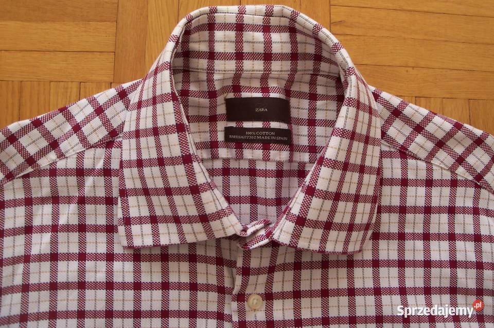ZARA Koszula w kratę M176182 bawełna Białystok