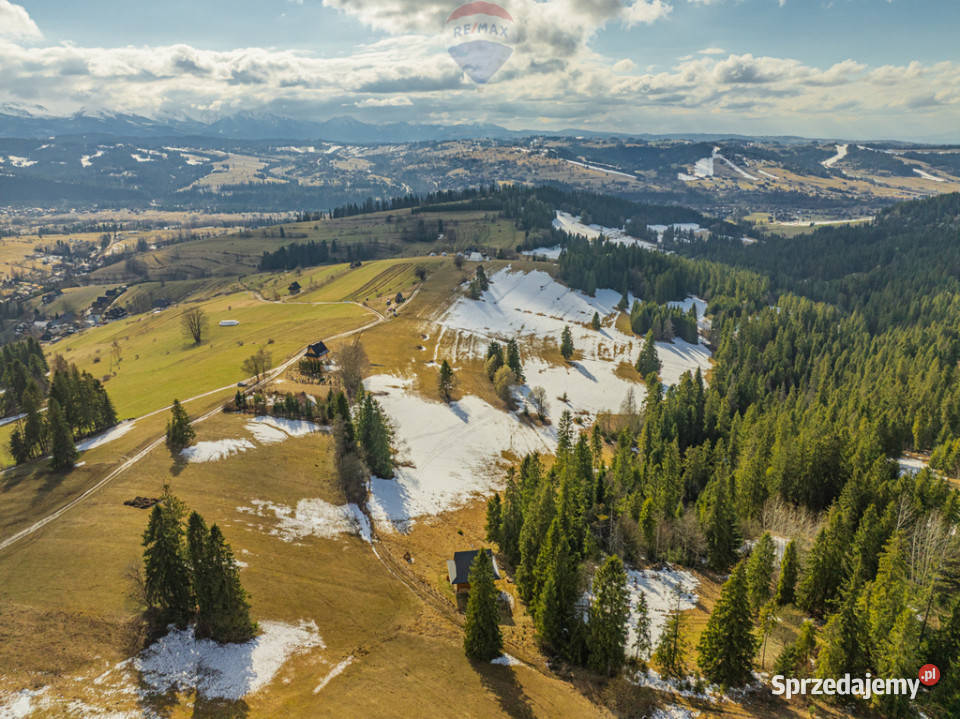 DZIAŁKA Z WIDOKIEM NA TATRY 2670 m 40m Sprzedaż Rzepiska