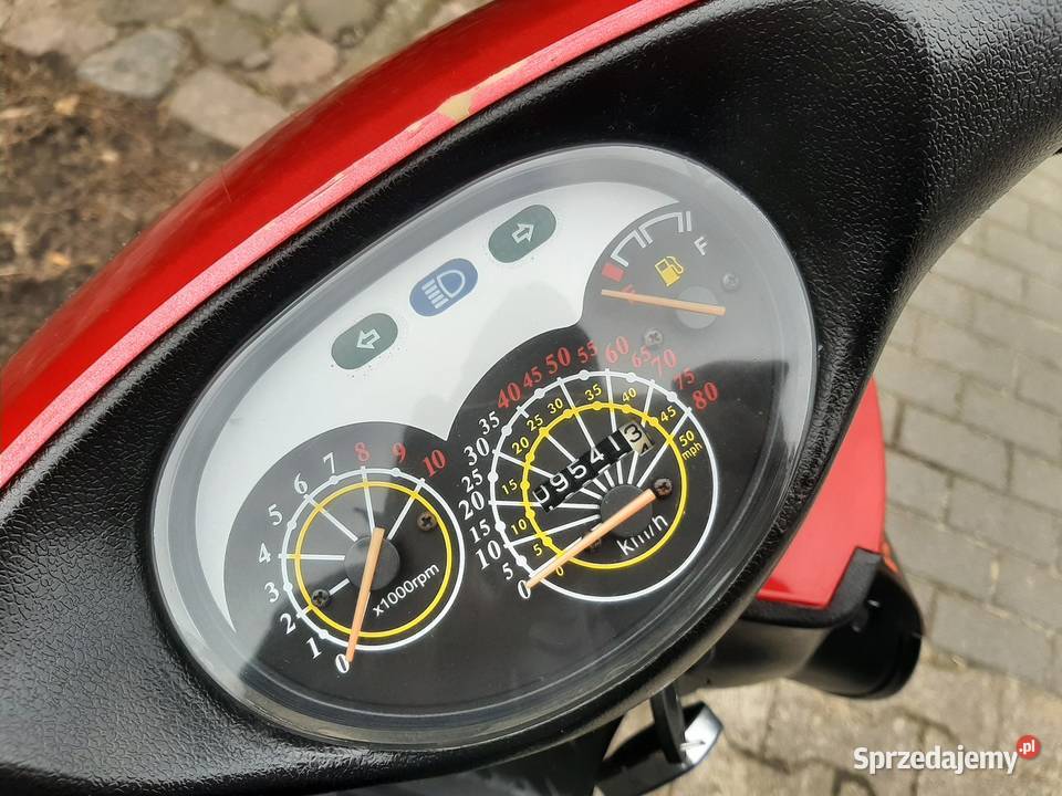 Zadbany skuter Kingway Koyot 50 4t 2007r 9541 Motocykle, skutery, quady Tuczno