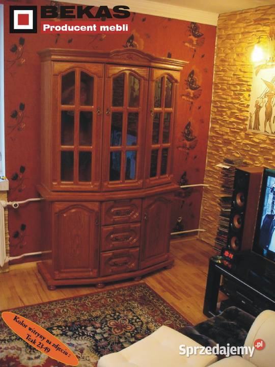 Stylowa Witryna 120 Dąb Orzech Ciemny Włoski Tarnów