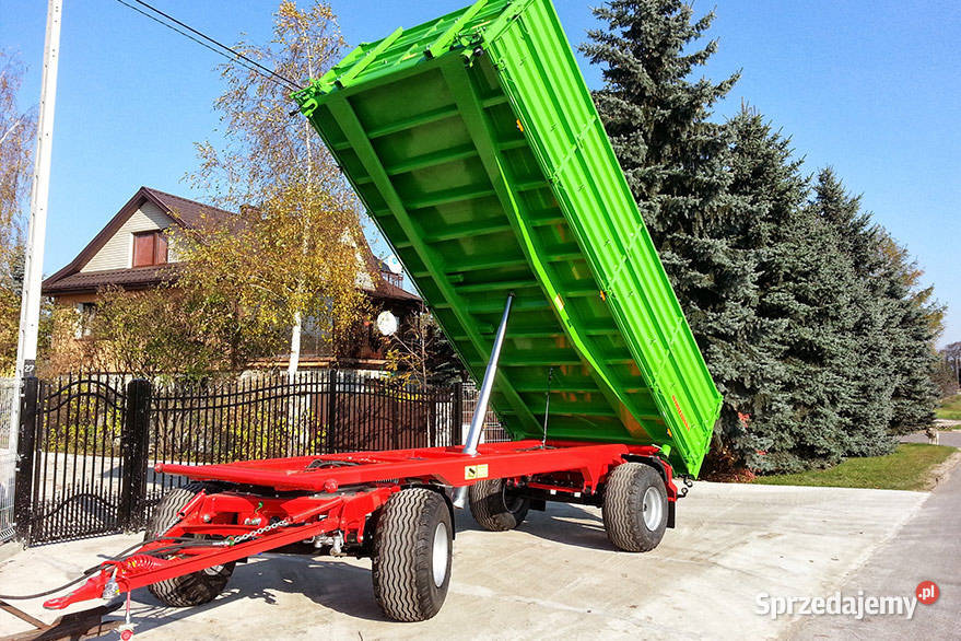 Przyczepa dwuosiowa rolnicza ze skrętną osią Międzyrzec Podlaski
