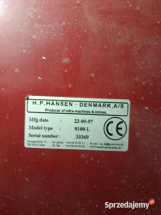 UKOŚNICA do ram do obrazówHANSEN Model 8100 L Chorzów sprzedam