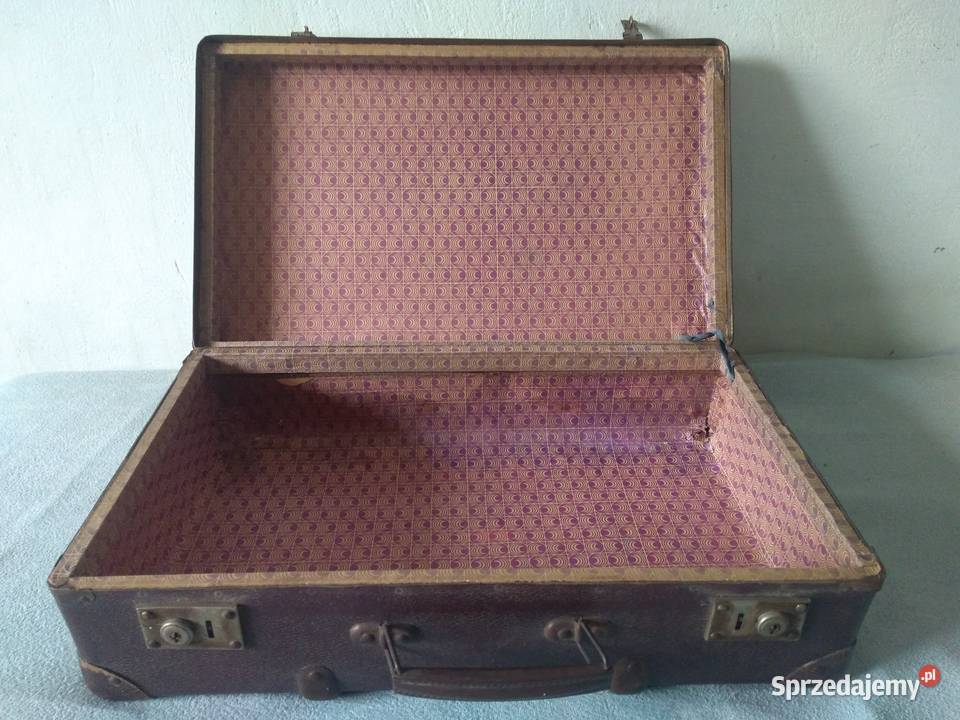 Stara walizka przedwojenna albo PRL 55 x 33 Warszawa
