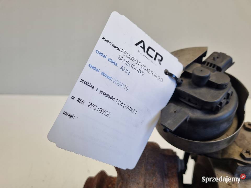 TURBOSPRĘŻARKA Peugeot Boxer III 20 BlueHDi HDI Rudka sprzedam