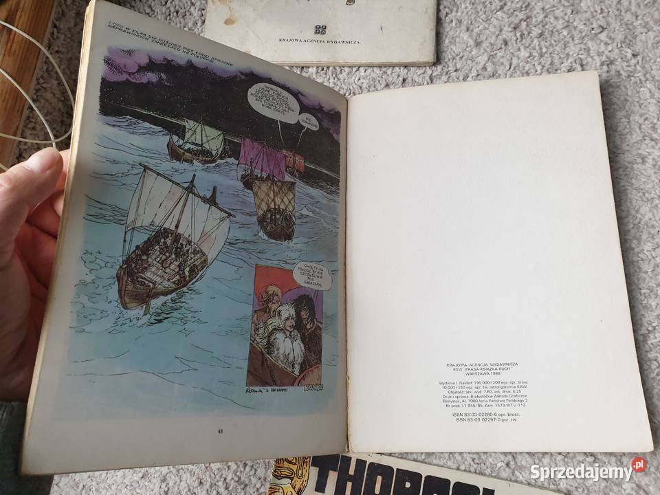 Thorgal 3 komiksy KAW pierwsze wydania Rosiński